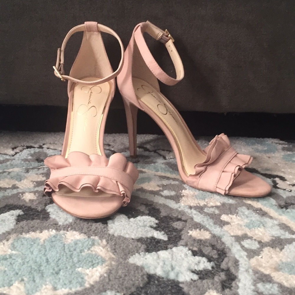 Jessica Simpson light pink / nude heels